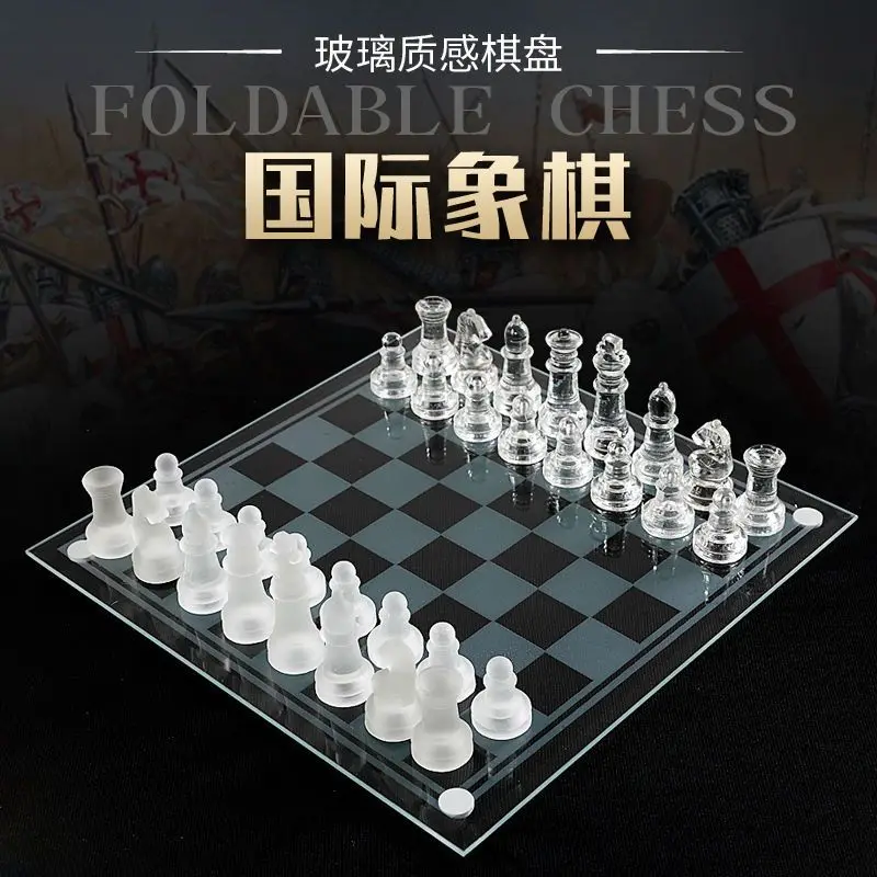 Board Game Zenith - szklane kryształowe zachodnie szachy dzieci codzienna