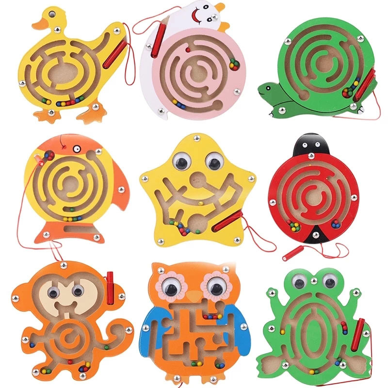 Board Game Qwirkle - Dzieci labirynt magnetyczny zabawka dla dzieci