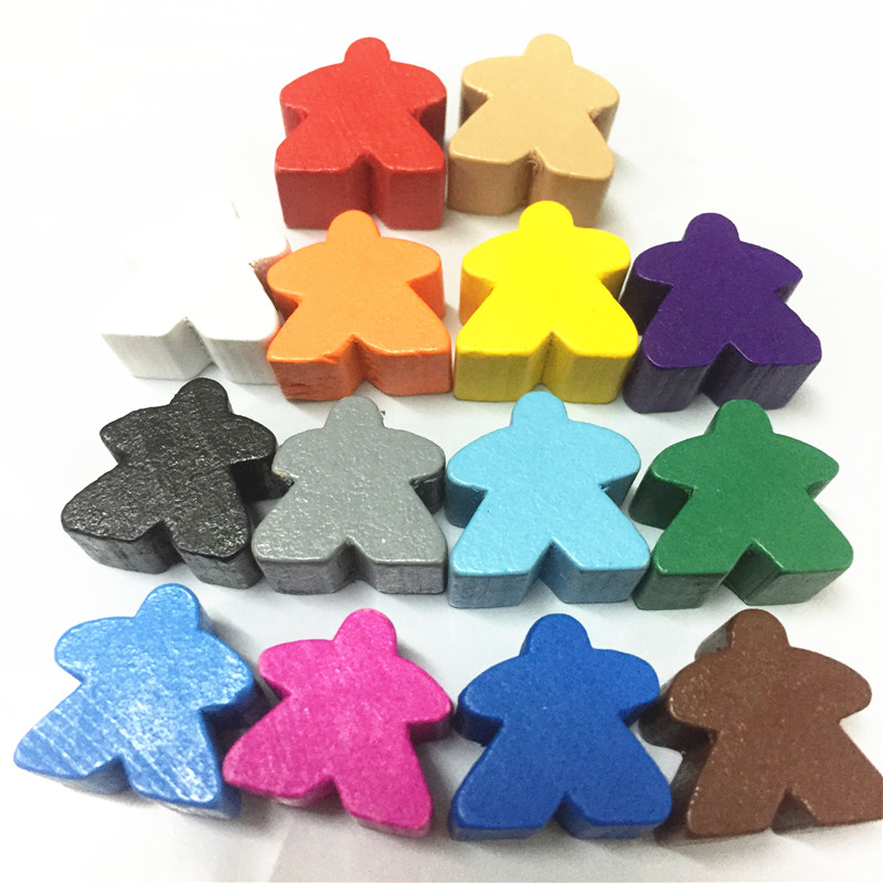 Board Game Zenith - 14 sztuk drewniane humanoidalne Meeples pionek
