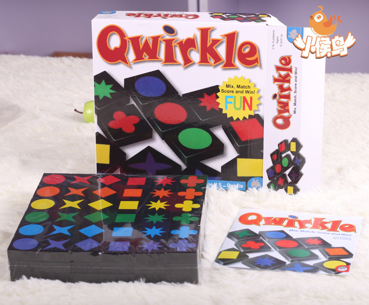Board Game Qwirkle - Qwirkle Drewniana Gra Planszowa Interaktywna Gra