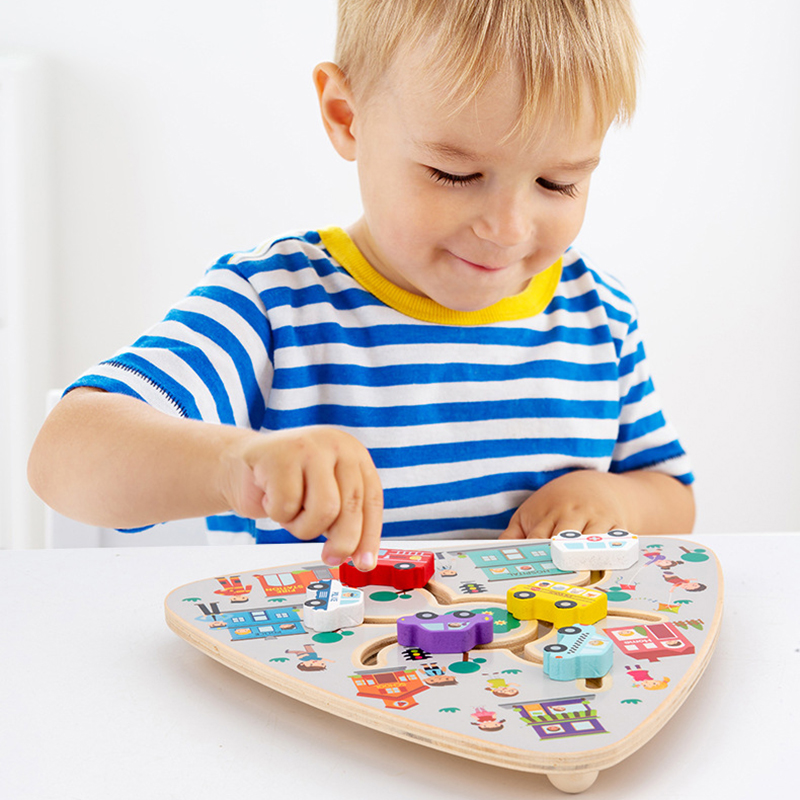 Dzieci Montessori Maze Boards  – Board Game Qwirkle recenzja i cena
