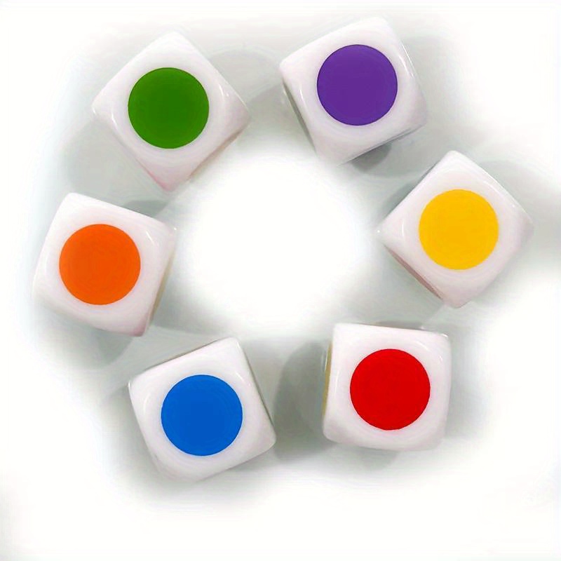 10 sztuk wielokolorowych 6-ści – Board Game Yahtzee recenzja i cena