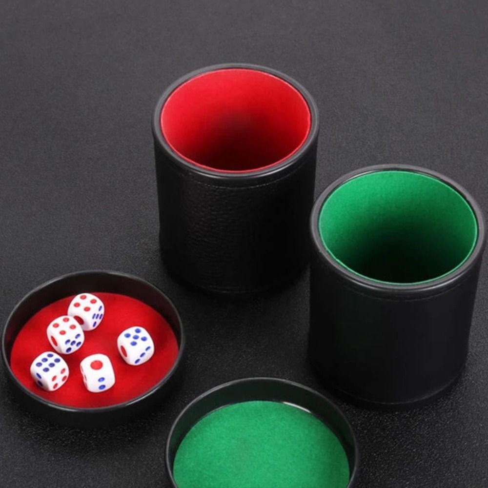 Skórzany kubek do gry w kości  – Board Game Yahtzee recenzja i cena